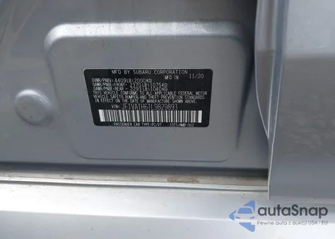 2020 Subaru Wrx Limited из США, поврежденный, VIN JF1VA1H61L9829893